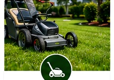 Commercial lawn maintenance